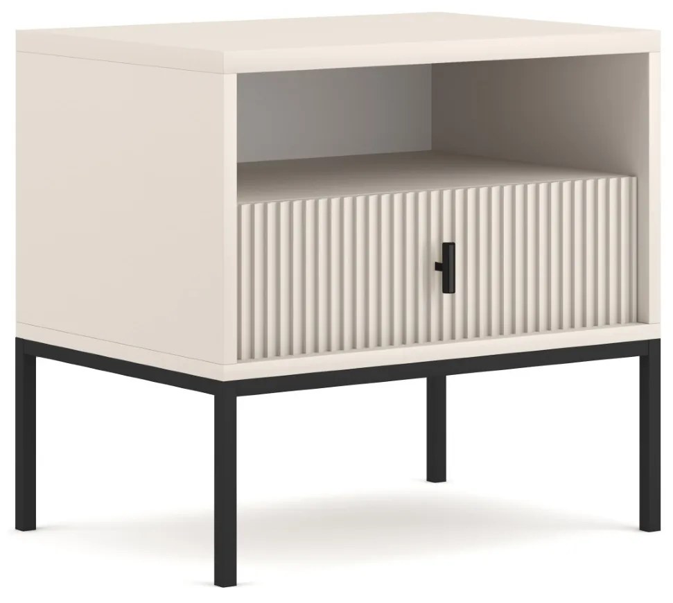 Nočný stolík Maggiore 53,9 cm kašmír/čierny