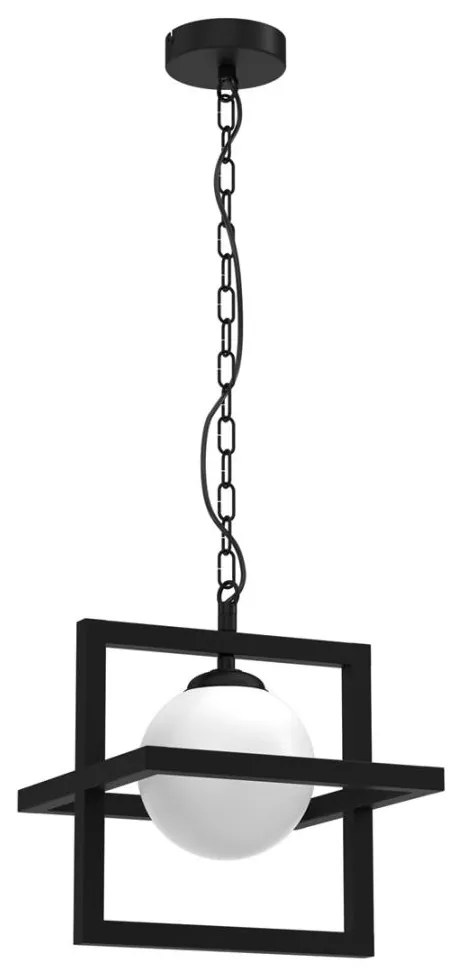 Luster na reťazi DIEGO 1xE14/40W/230V čierna