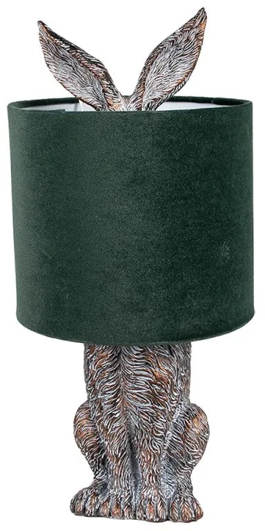 Brown & Green RABBIT Easter svietidlo