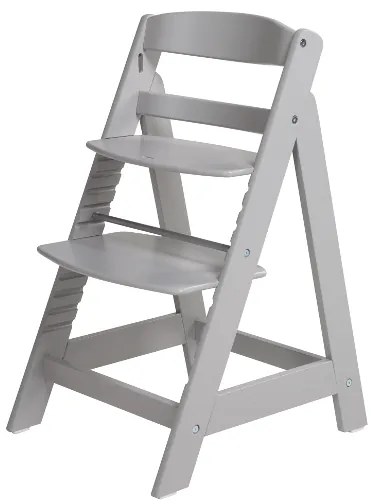 roba Detská drevená vysoká jedálenská stolička Sit Up (sivá)  (100306933)