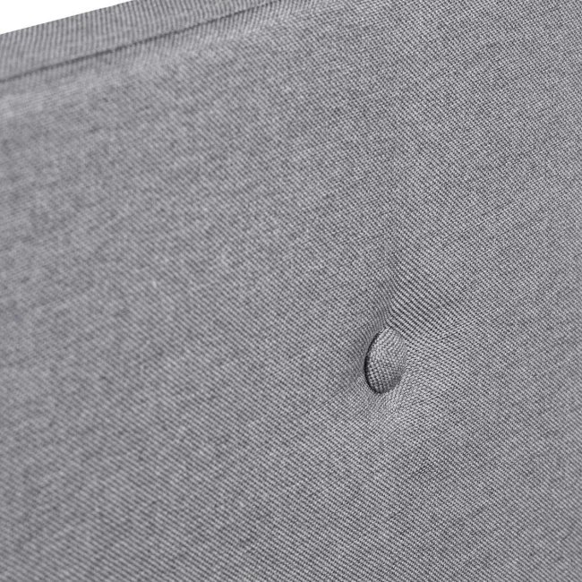 Manželská posteľ s roštom MIKKEL sivá 160x200 cm 987735