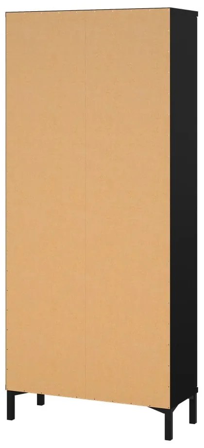 Čierna vitrína 89x203 cm Roma – Tvilum