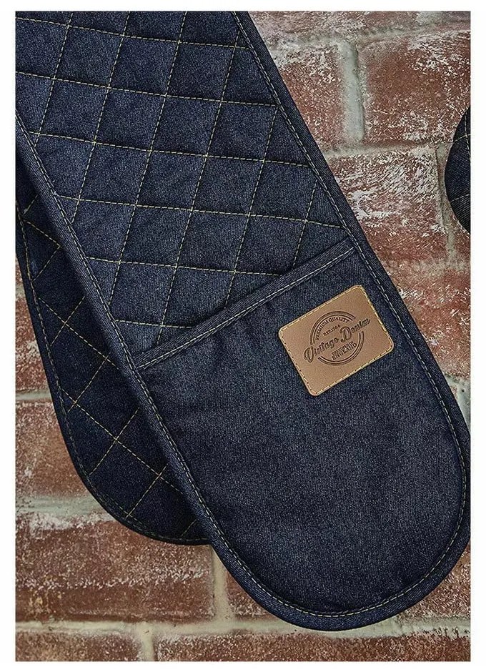 Dvojitá kuchynská chňapka Cooksmart ® Oxford Denim