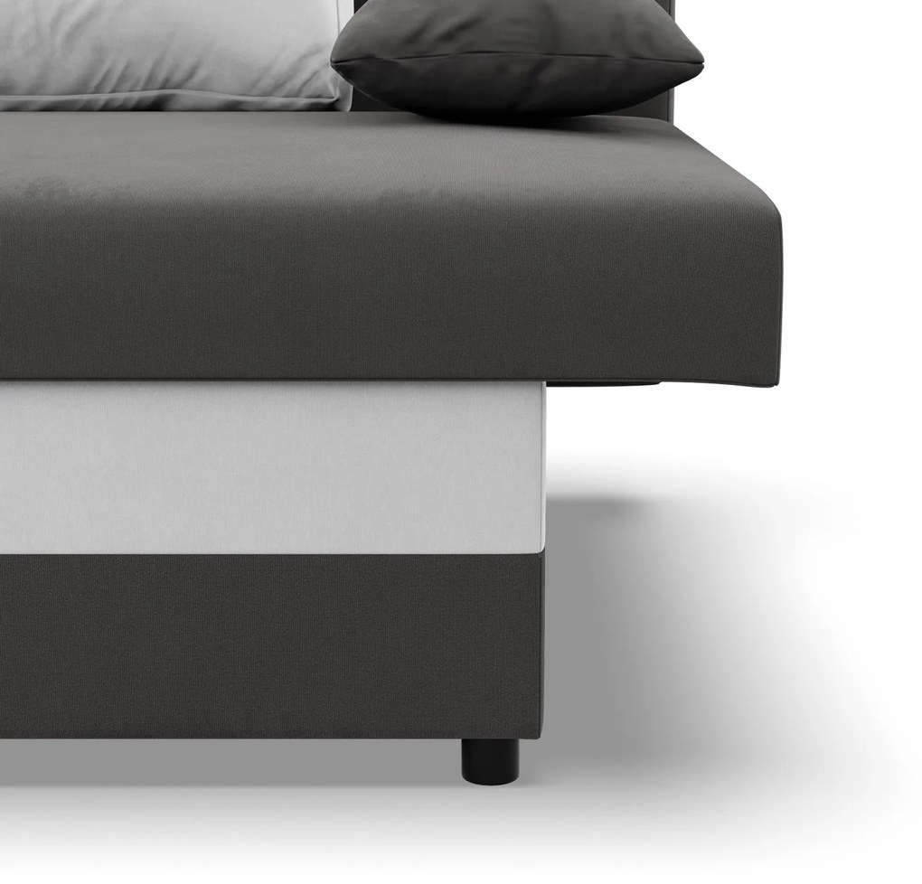 Veľká rozkladacia pohovka SONY model 2 Sivá-biela