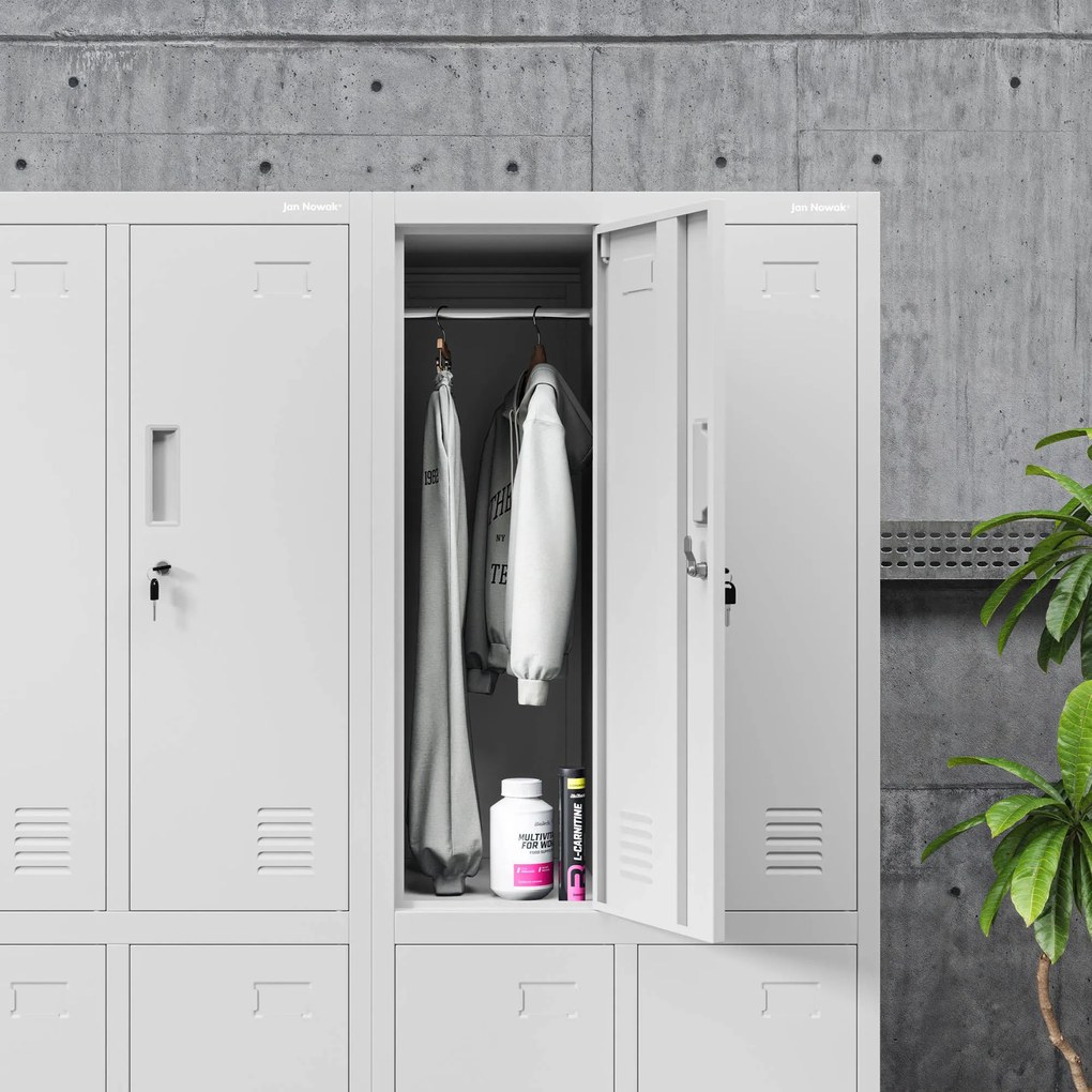 Pracovná šatníková skriňa BHP BARTEK 2 Plus 559 x 1720 x 450 mm