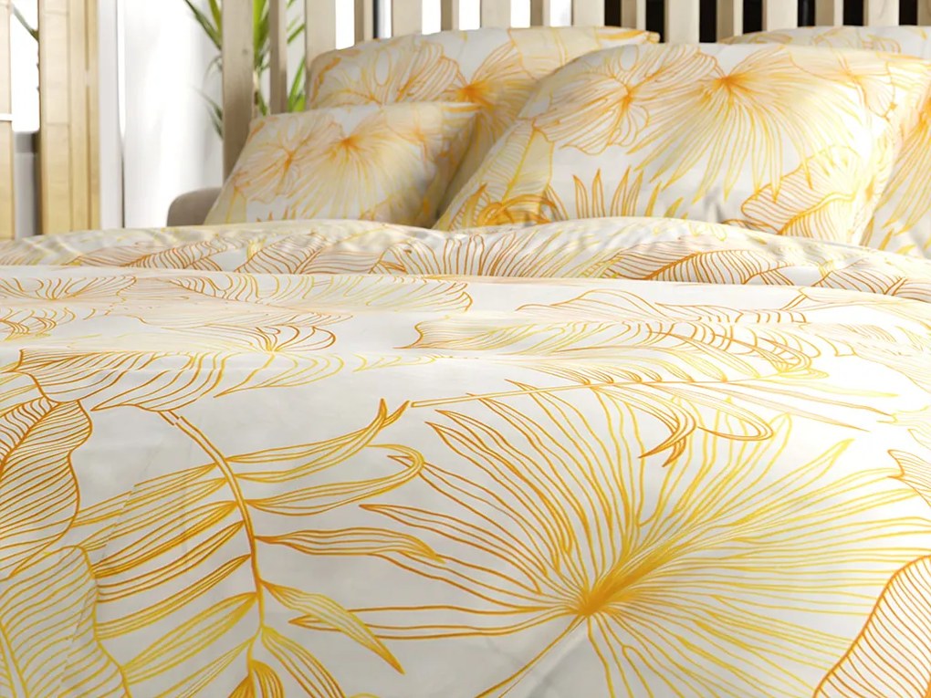 Obliečky z mikrovlákna PALMERA krémové Rozmer obliečky: 70 x 80 cm | 140 x 200 cm