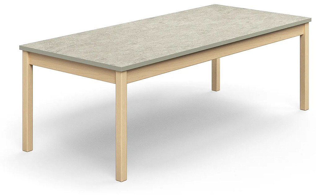 Stôl DECIBEL, 1800x800x590 mm, akustické linoleum - šedá