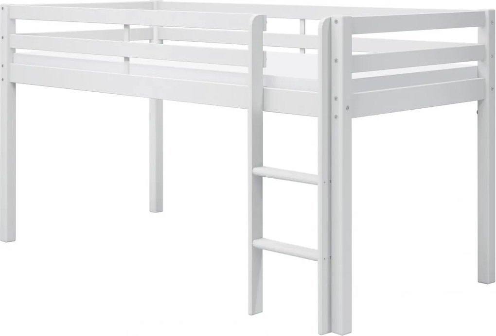 Vyvýšená posteľ ACTIMA 90x200 cm biela