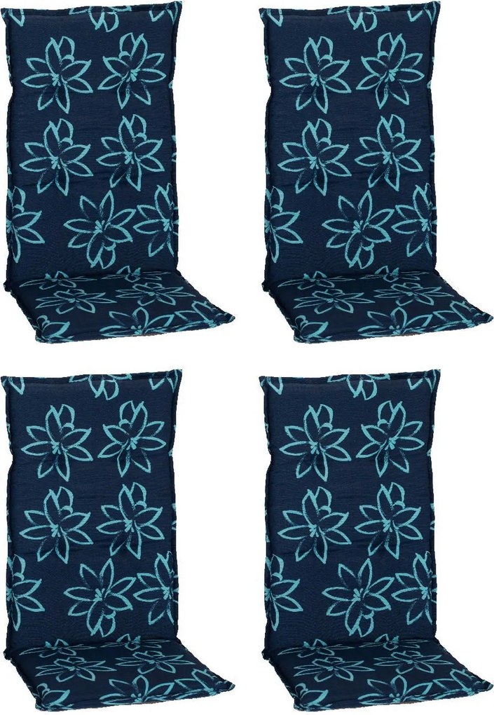 XXXLutz SADA VANKÚŠOV PRE STOLIČKU 4ks, 118/50/6 cm Gardenson - Online Only záhrada - 006285008504