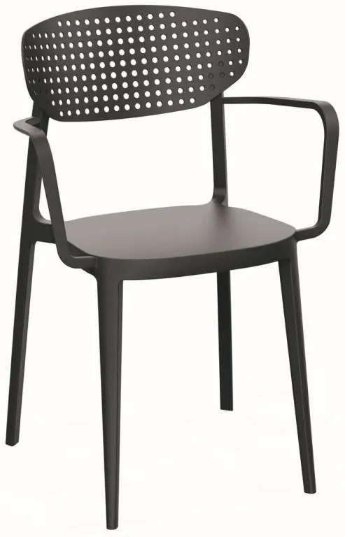 Křeslo AIRE ARMCHAIR, antracit