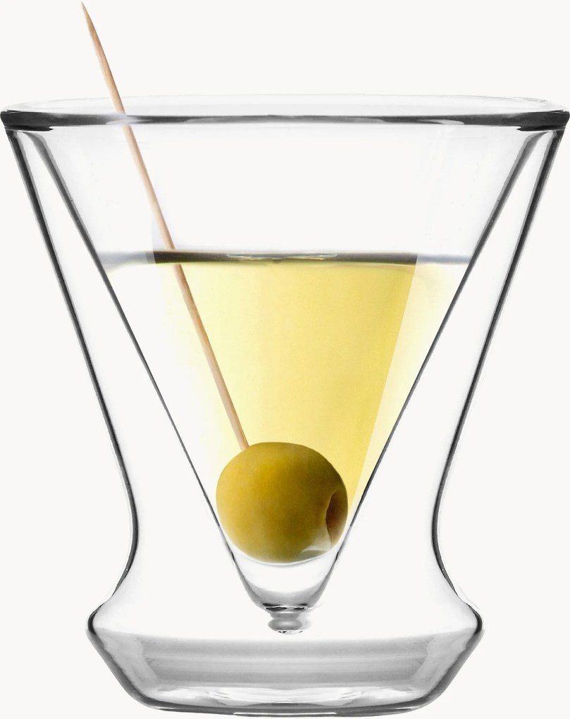 Dvojstenné poháre na martini Soho, 2 ks