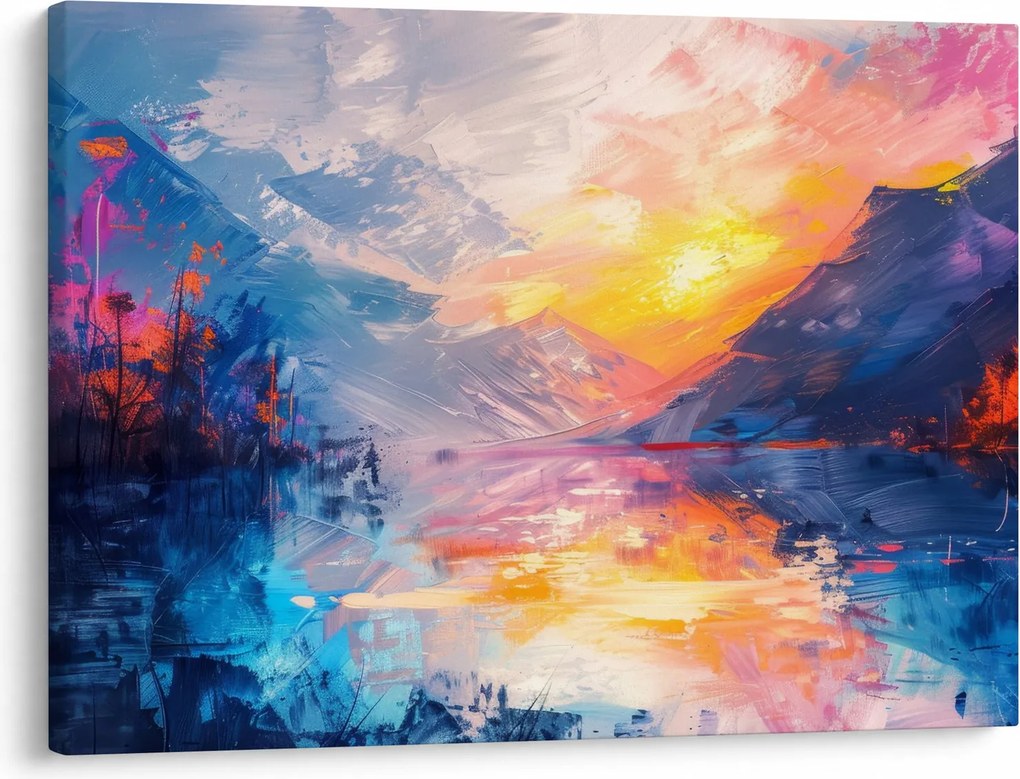 Obraz - Maľba krajiny (70x50 cm)