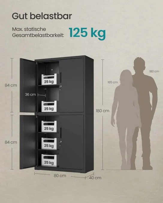 Oceľová skrinka OMC016B01