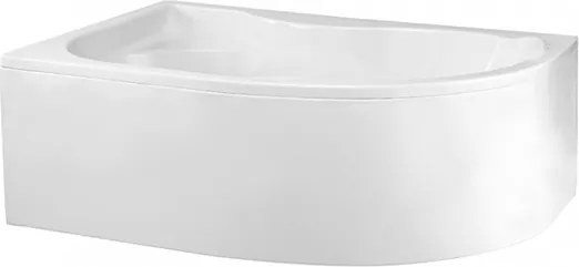 Polimat Akrylátová asymetrická vaňa Mega 160x105 L(R) AS POLIMAT-Farba: Biela, POLIMAT-Orientácia: Pravá
