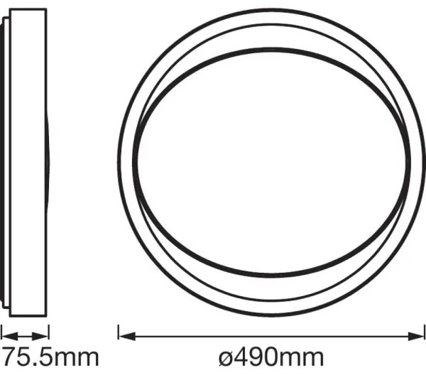 Ledvance - LED Stmievateľné stropné svietidlo SMART+ EYE LED/32W/230V Wi-Fi