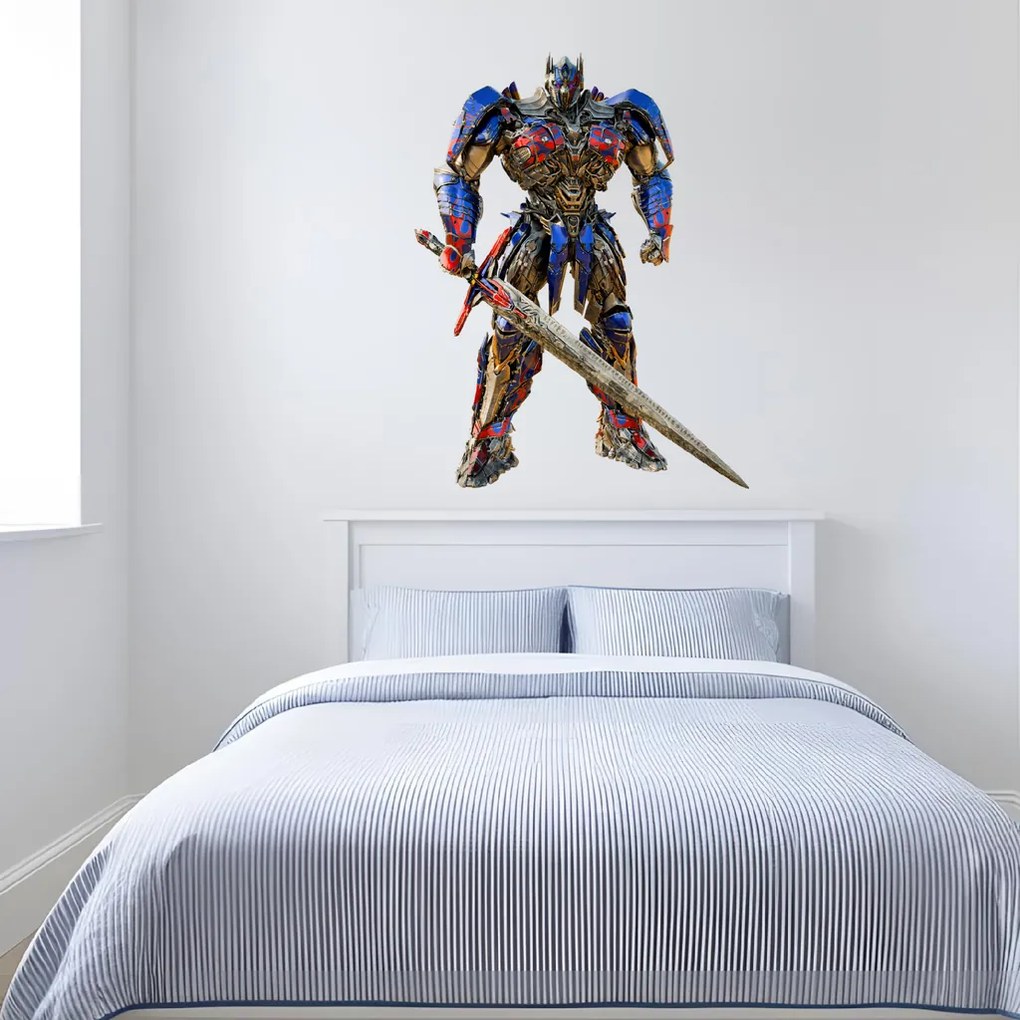 60x80cm Transformer - Optimus Prime - textilná nálepka na stenu