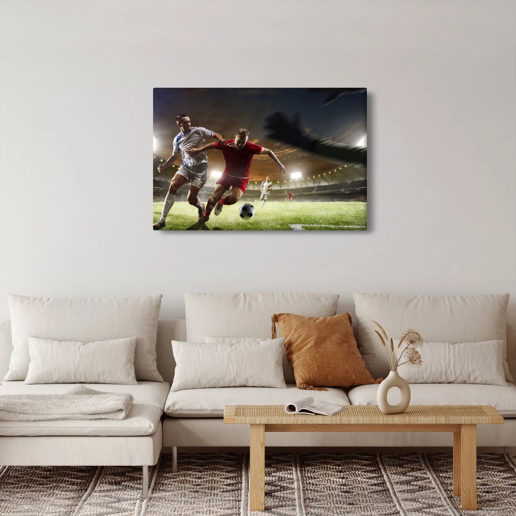 Obraz - Futbalisti v akcii (90x60 cm)