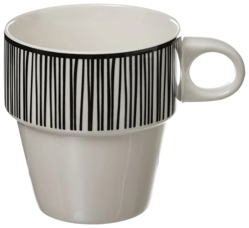 Porcelánový hrnček so stojanom Bohemia 260 ml sada 4ks