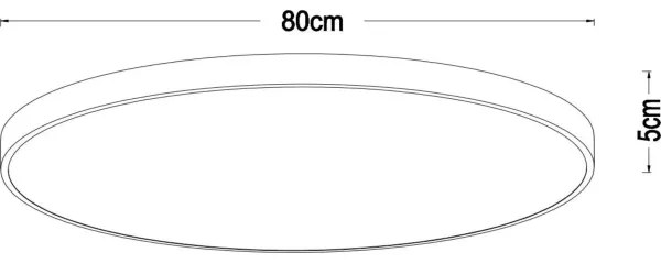 Lucide 79185/80/02 - LED Stm. stropné svietidlo UNAR LED/80W/230V zlatá