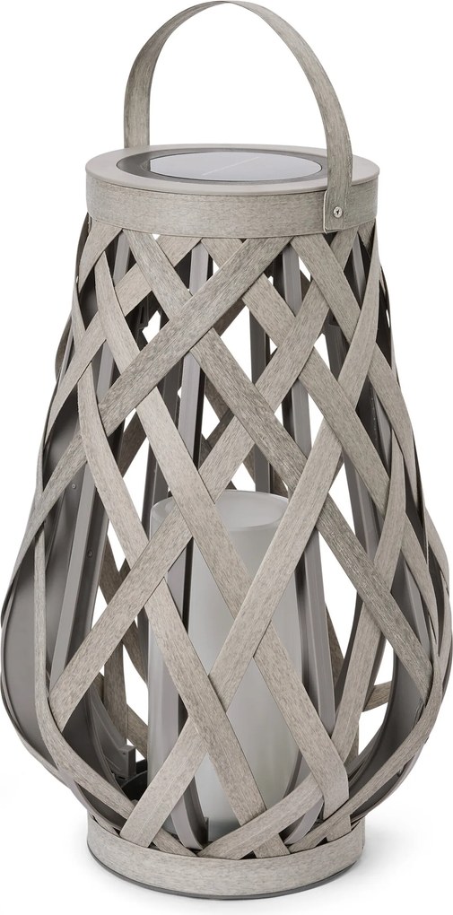 Solárny lampáš, pletený