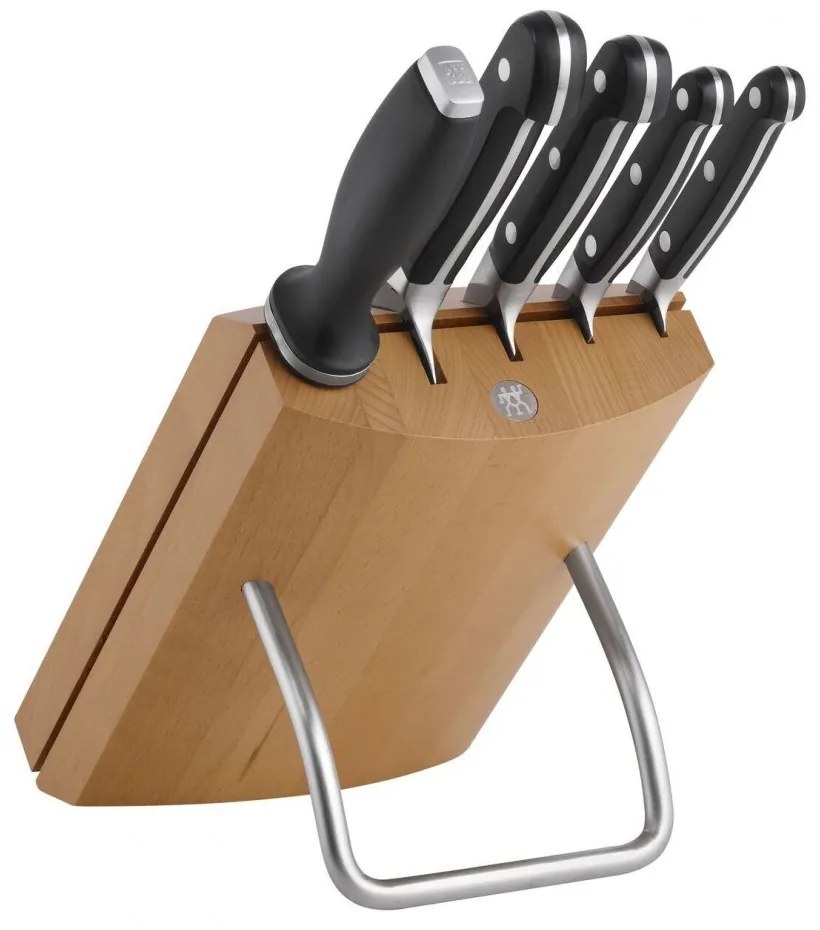 Zwilling Pro Bukový blok s nožmi 6 ks, 38437-000