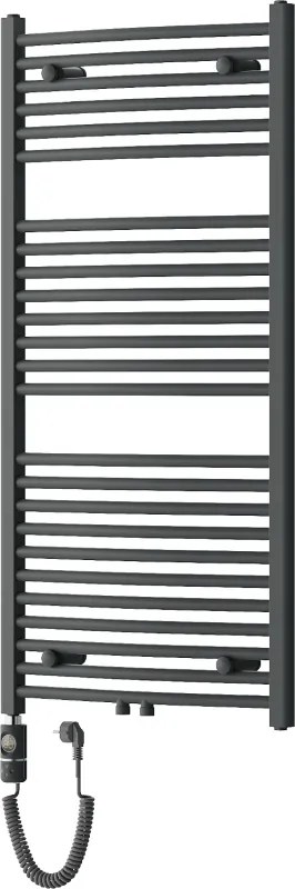 Mexen Ares, elektrické vykurovacie teleso 1200x600 mm + vykurovacia tyč 600 W, antracitová, W102-1200-600-2600-66