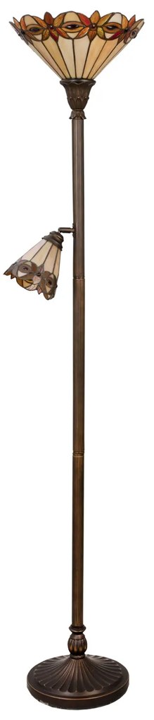 Tiffany lampa stojaca na čítanie DUO