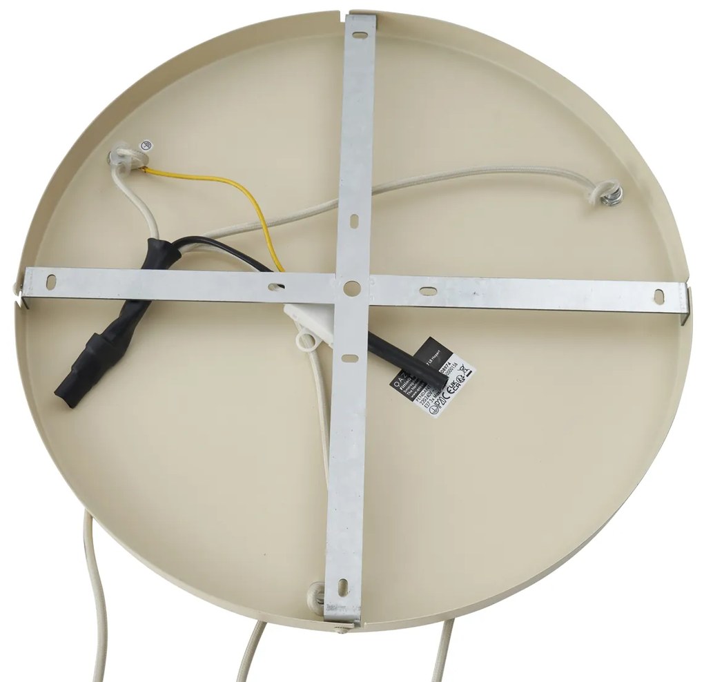 Japandi závesná lampa béžová s látkovým tienidlom 3-svetlá - Bida