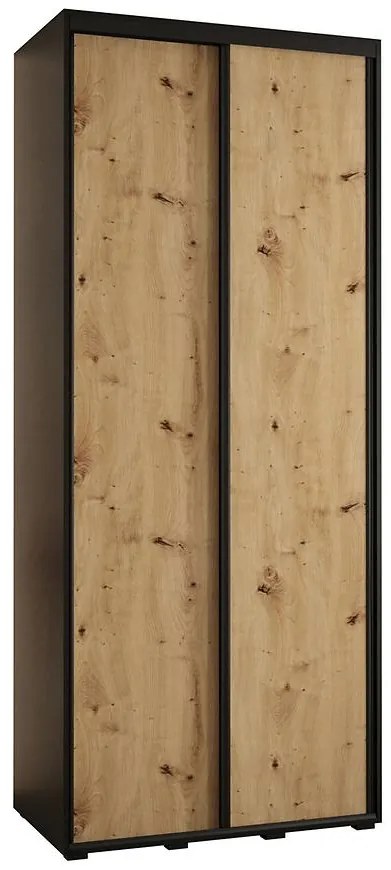 Skriňa 45 Canaris 1 120 čierna/artisan/čierna