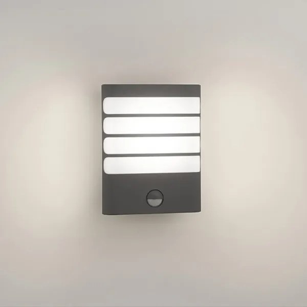 Philips 17274/93/16-LED Vonkajšie svietidlo s pohybovým senzorom RACCOON LED/3W/230V IP44