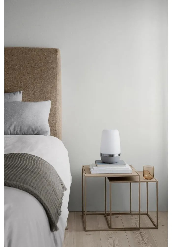 Svetlosivá malá vonkajšia LED lampička Blomus Spirit