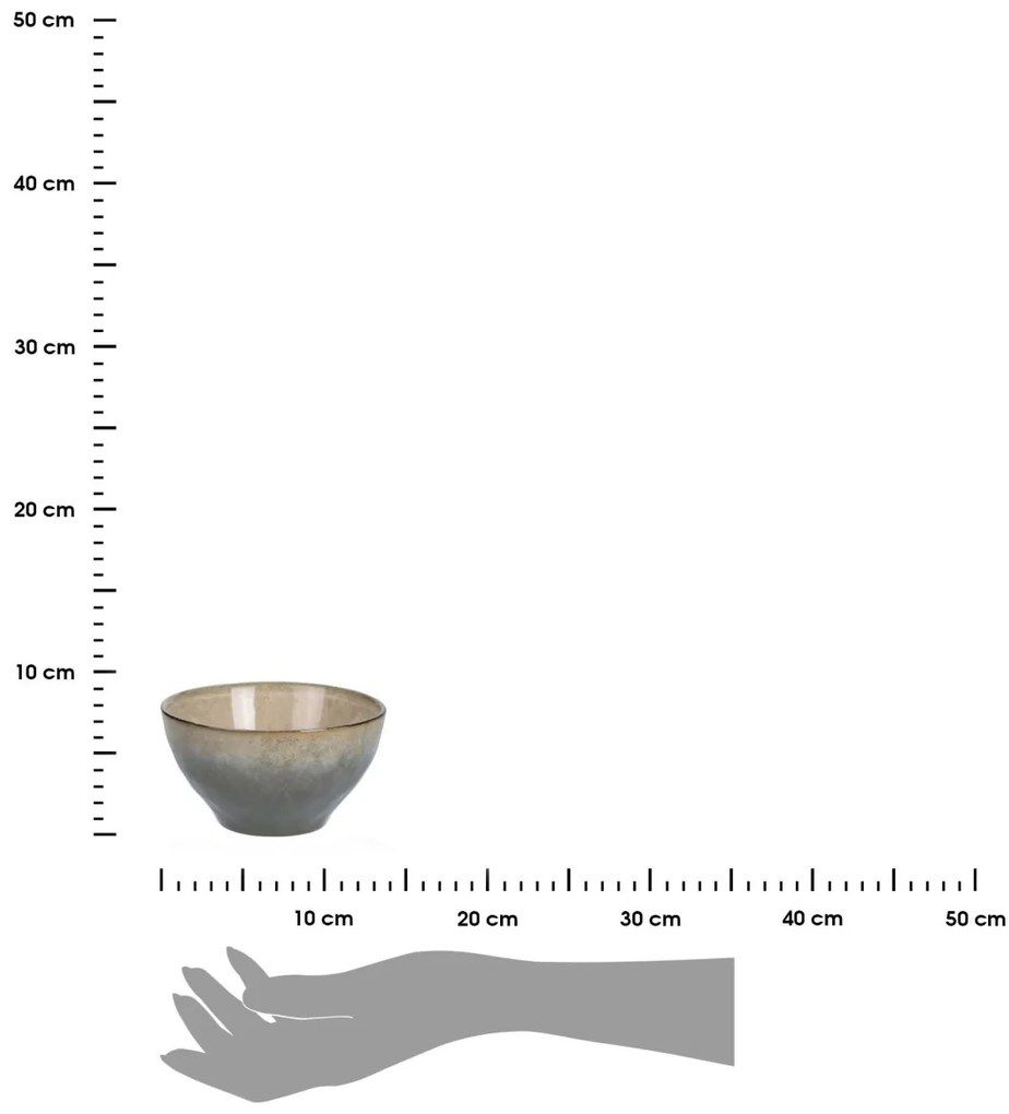 Kameninová miska Stone 700 ml šedá