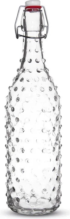 Sklenená fľaša s klipovým uzáverom IDA 1 l