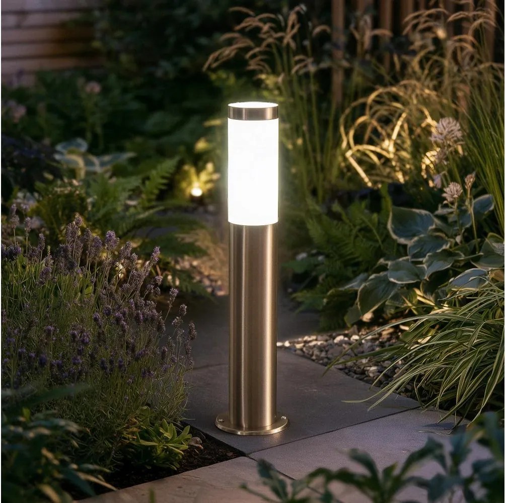 BRILAGI - Vonkajšie svietidlo ELIA 1xE27/20W/230V IP44 50 cm matný chróm