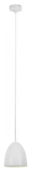 Searchlight 27015 - Luster na lanku METAL 1xE27/60W/230V pr. 28 cm biela