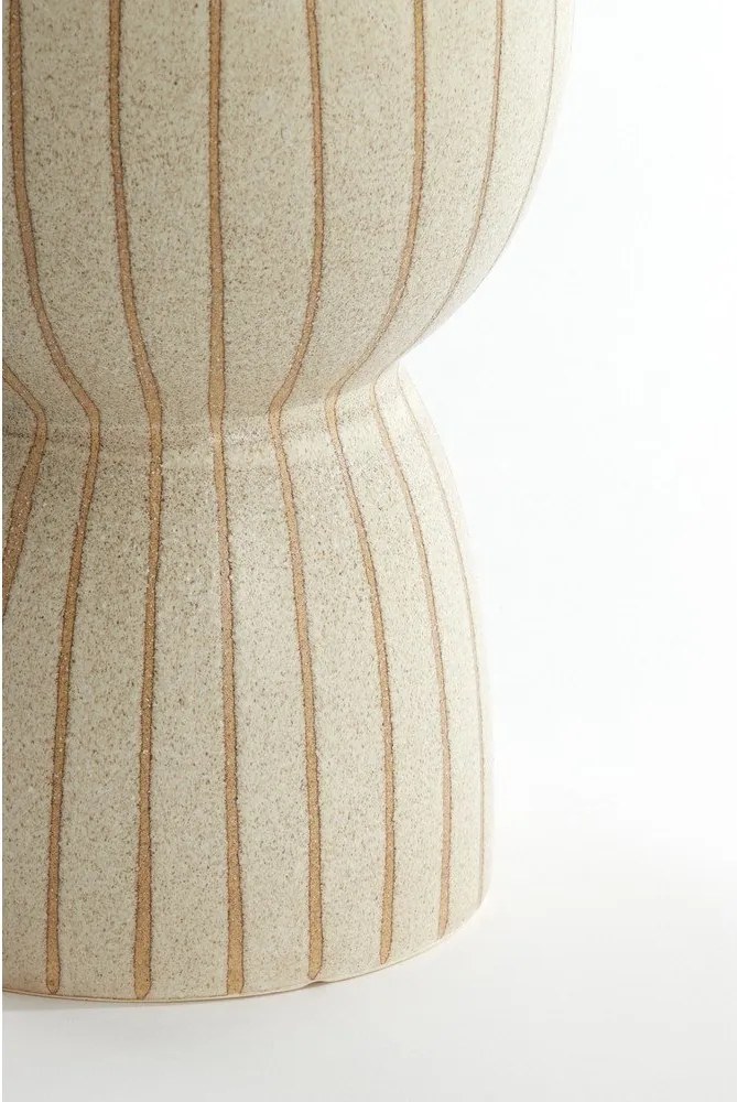 Keramický okrúhly odkladací stolík ø 28,5 cm Finca – Light & Living