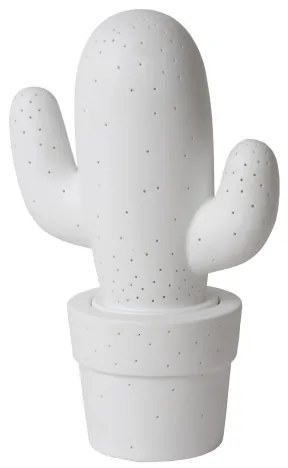 Lucide 13513/01/31 - Stolná lampa CACTUS 1xE14/40W/230V biela