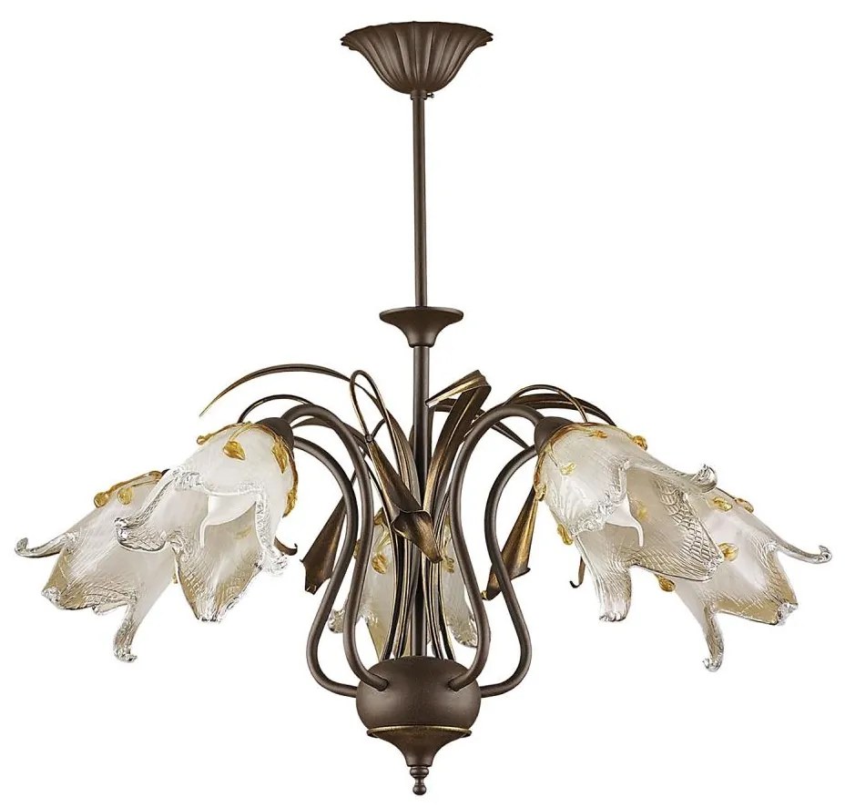 Jupiter 711 - PA5 - Luster závesný PALOMA 5xE27/40W/230V