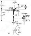 Grohe BauEdge - Páková umývadlová batéria s výpusťou, veľkosť M, chróm 23758000