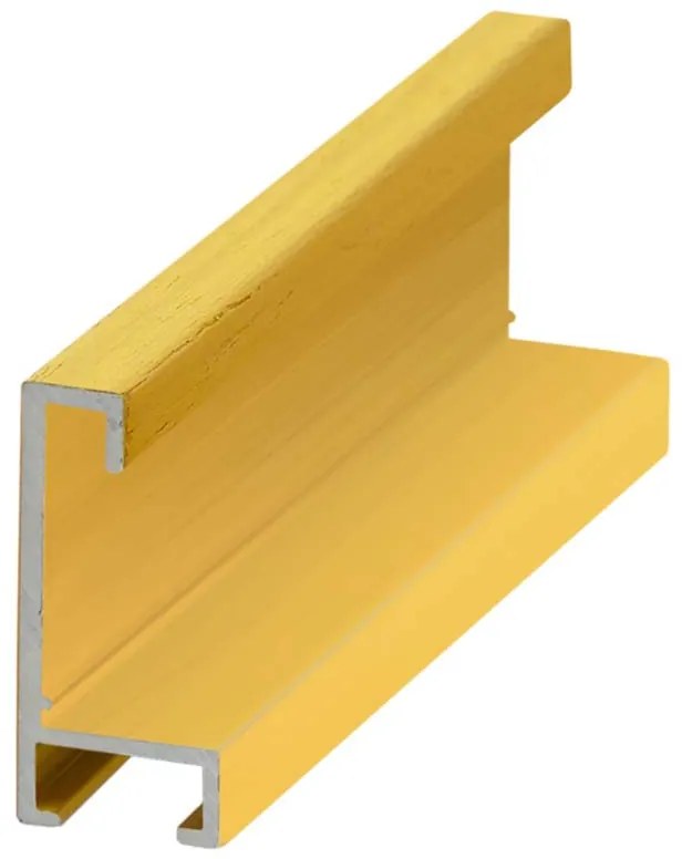 DANTIK rám na obraz 40x50 | ALU Dýha barevná žlutá citrus (Plexi Čiré)