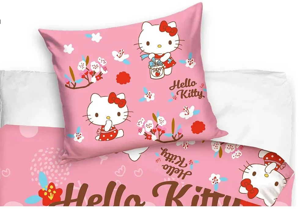 Obliečky do postieľky Hello Kitty Malá Mlsalka 100x135/40x60 cm