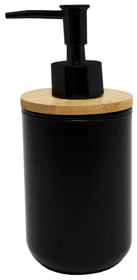 Čierny plastový dávkovač mydla 91 ml Smart – douceur d'intérieur