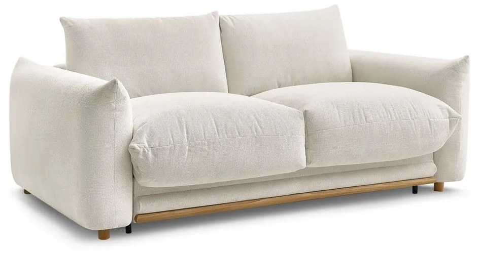 Krémová rozkladacia pohovka 234 cm Ernest – Bobochic Paris