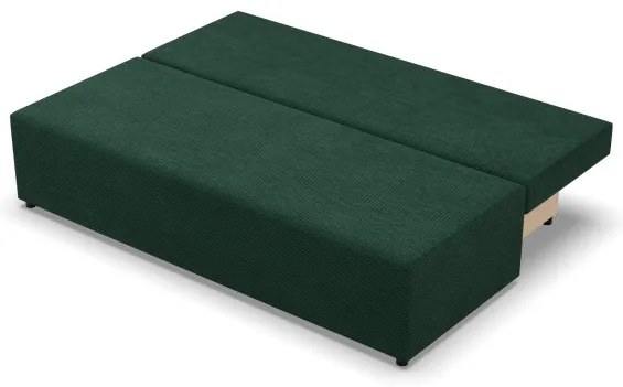 Dvojmiestna pohovka FERMO Poso rozkladacia, fľaškovo zelená