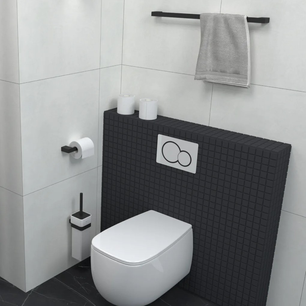 Nimco Sada k WC KIBO čierna - Ki-set-94KN-90