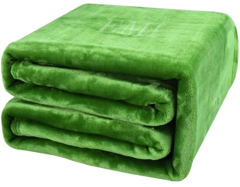 Deka zelená 150 x 200 cm EMI