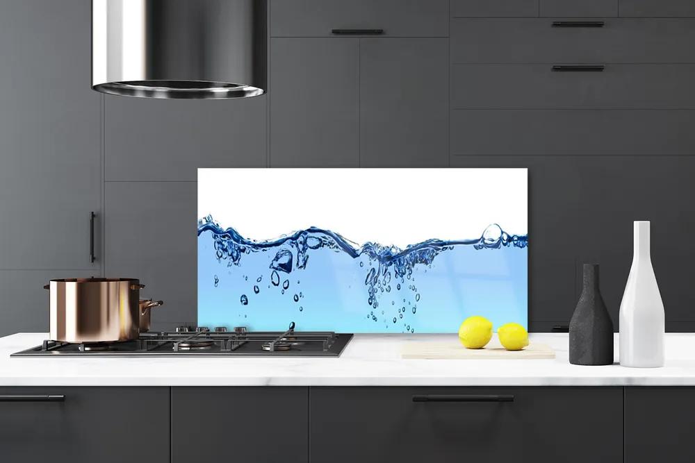 Sklenený obklad Do kuchyne Voda umenie 140x70 cm
