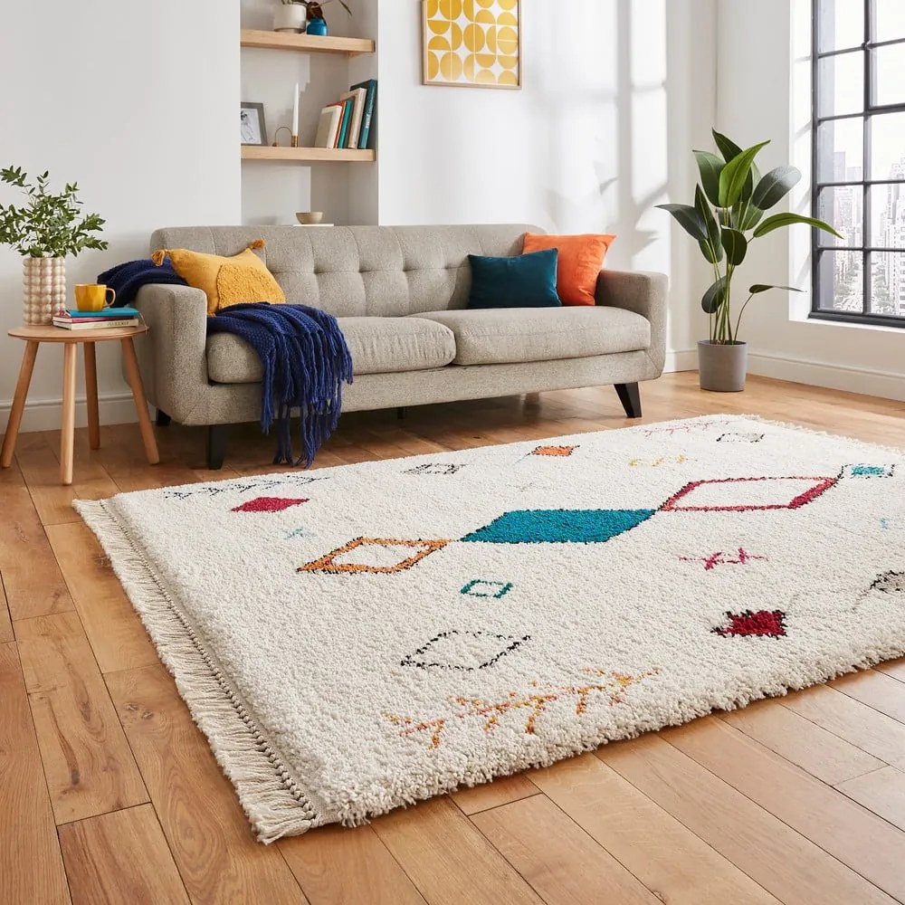 Béžový koberec 170x120 cm Boho - Think Rugs