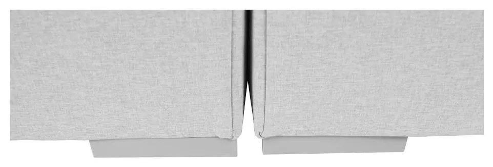 Boxspringová posteľ 180x200, svetlosivá, FERATA KOMFORT