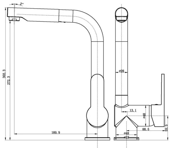 Schütte Nízkotlaková batéria London (chróm) (100335855)